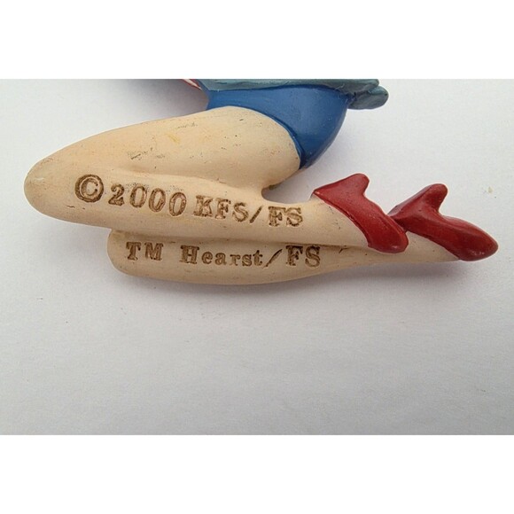 Betty Boop Christmas 4th Of July Ornaments Lot Of 2 TM Hearst 2000 Patriotic - Picture 3 of 8